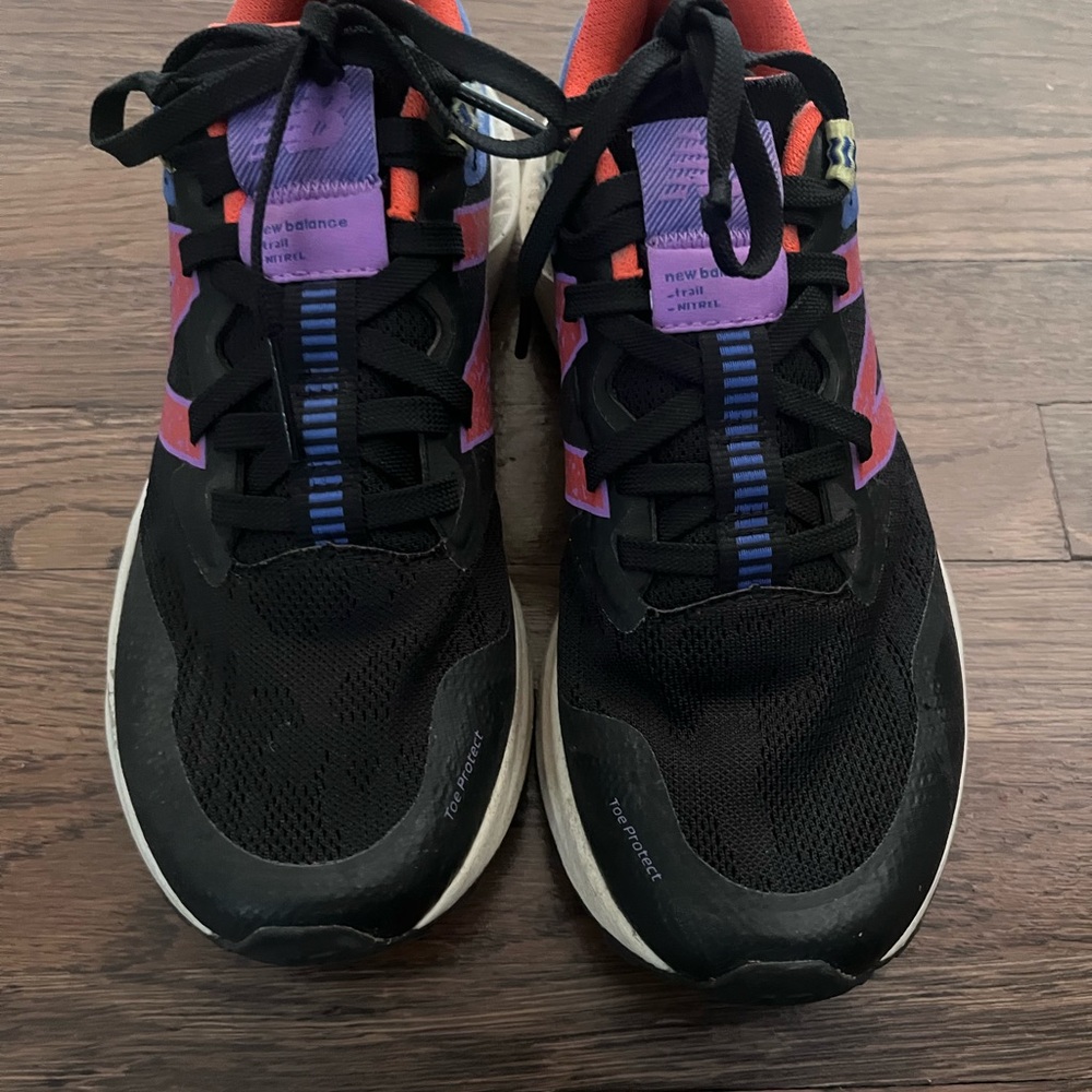 New Balance Black and Pink Trail Shoes
